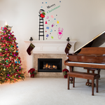 Load image into Gallery viewer, Santa on a Ladder Sticker