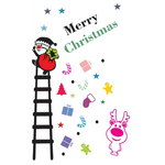 Load image into Gallery viewer, Double Up Santa on a Ladder