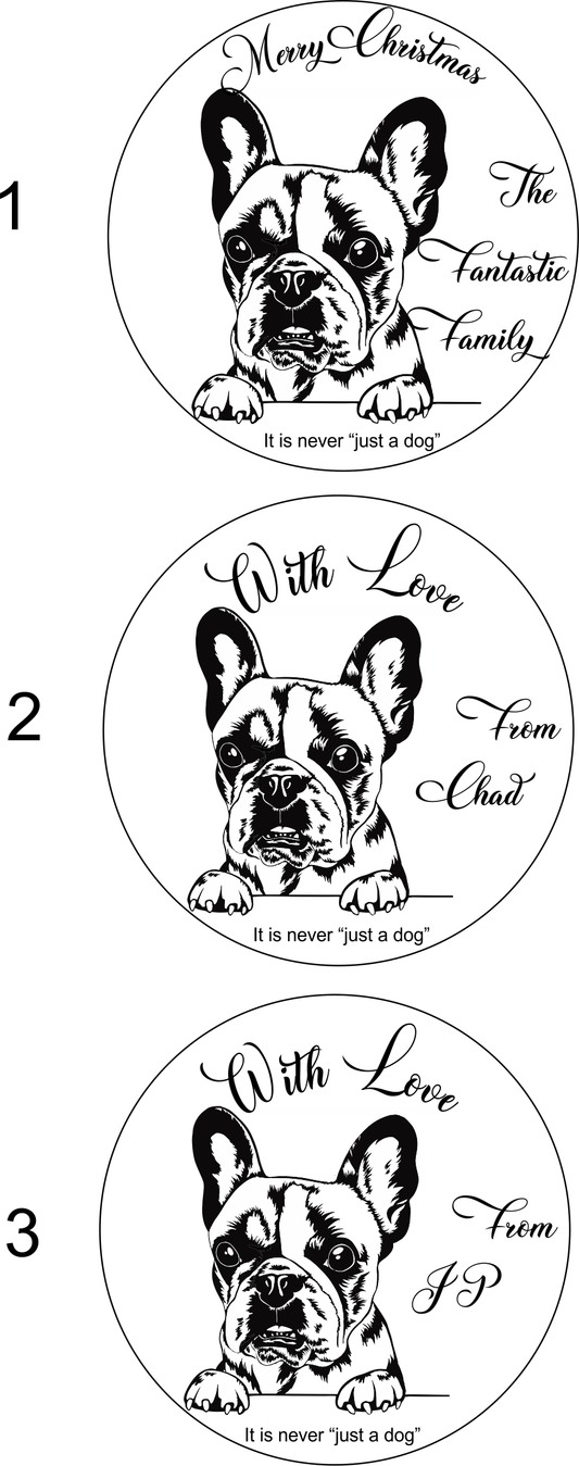 Frenchi Collection | It is never "just a dog" | Labels