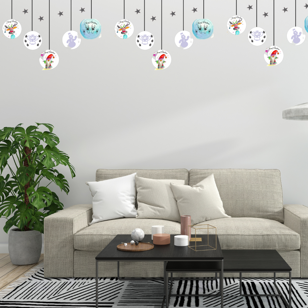 Christmas Globe Stickers