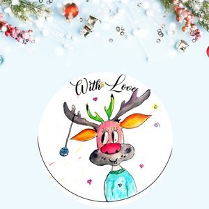 Christmas Globe Stickers